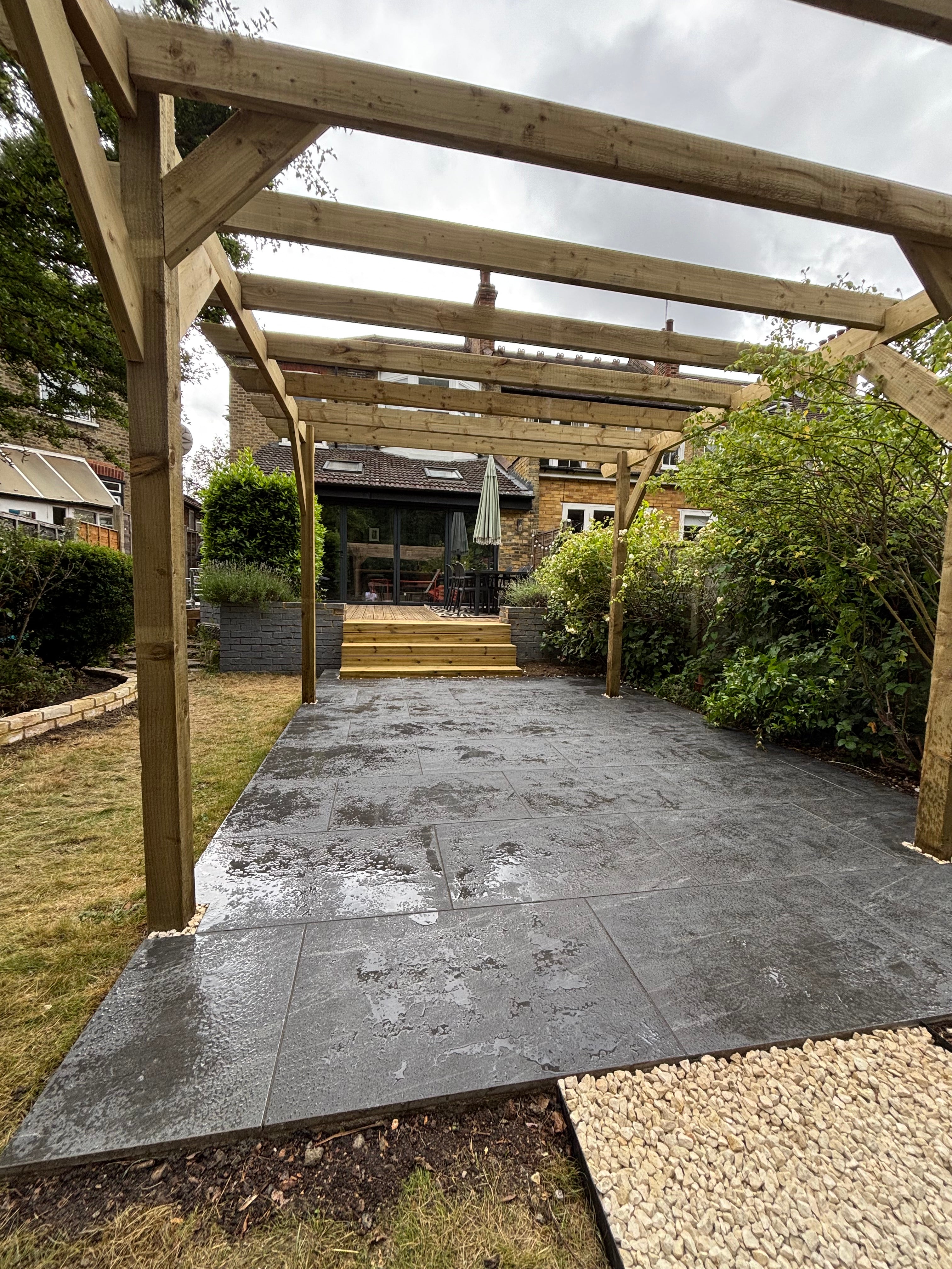 Hanging Eaves Pergola - 1.8m Width