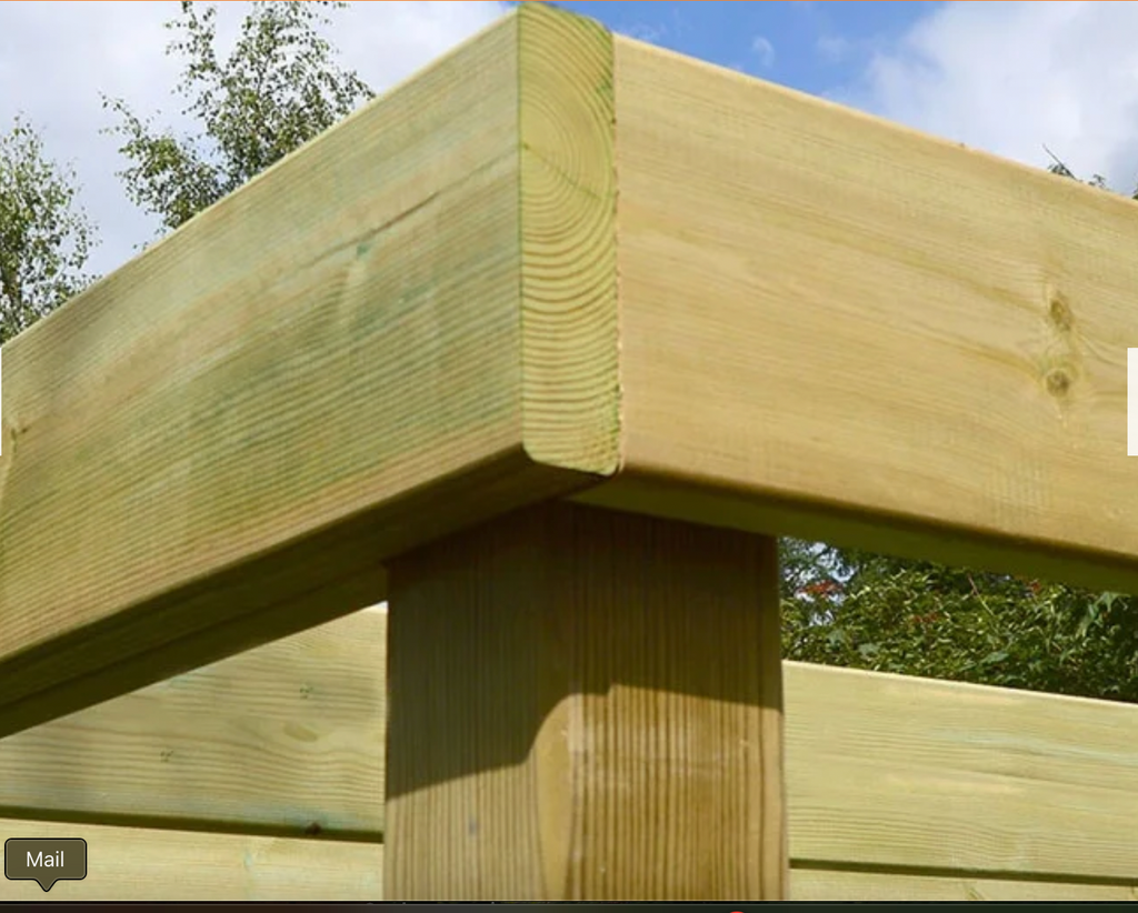 Standard Box Pergola - 3m Width