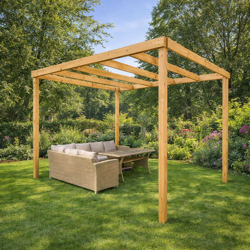 Standard box Pergola - 1.8m Width