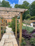Walkway pergola - 6 Inch Beams